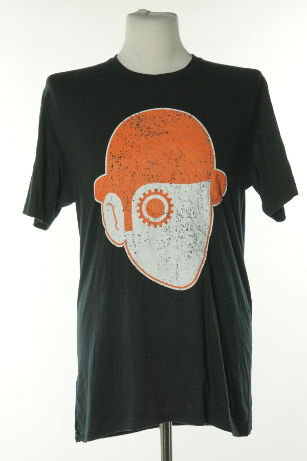 Koszuka czarna nadruk - GILDAN zdjęcie 1