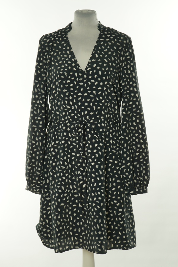 Sukienka czarna w białe ciapki - V BY VERY zdjęcie 1