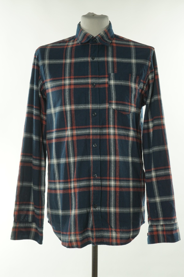Koszula granatowa w kratkę - JACK&JONES zdjęcie 1