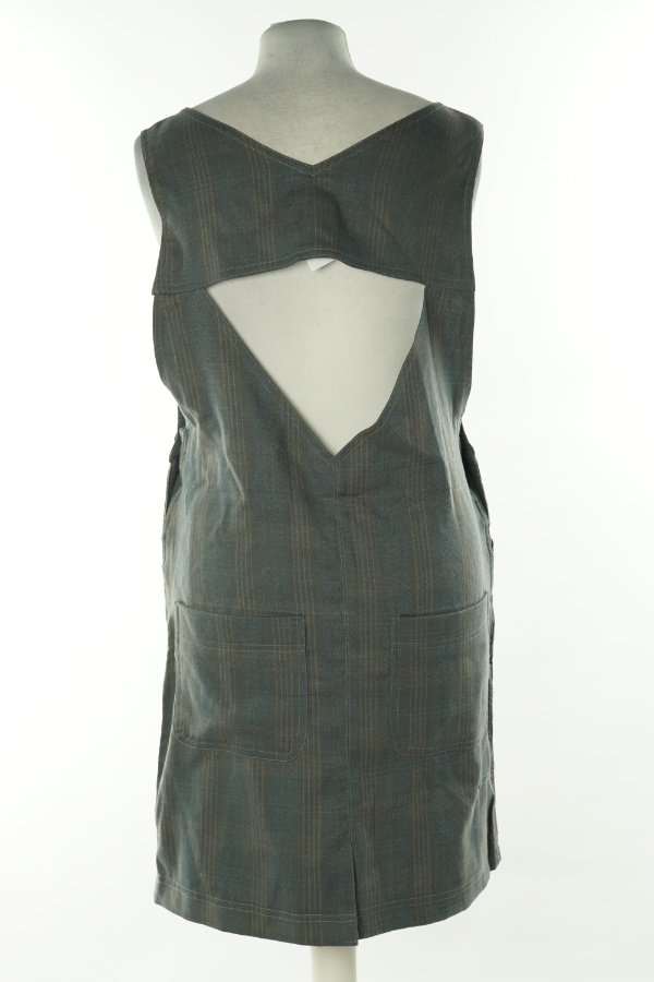 Sukienka szara w kratkę(45%WEŁNA) - ABOVE AVERAGE zdjęcie 2