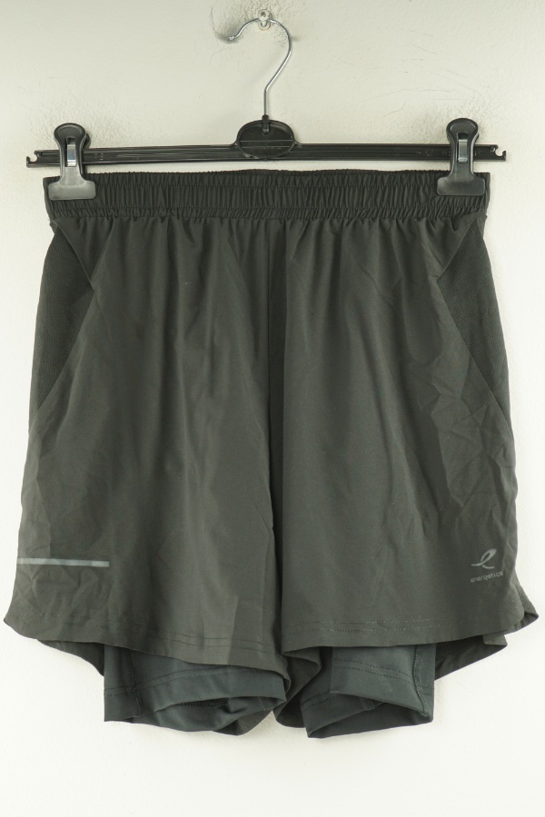 Krótkie spodenki czarne sportowe - ENERGETICS zdjęcie 1