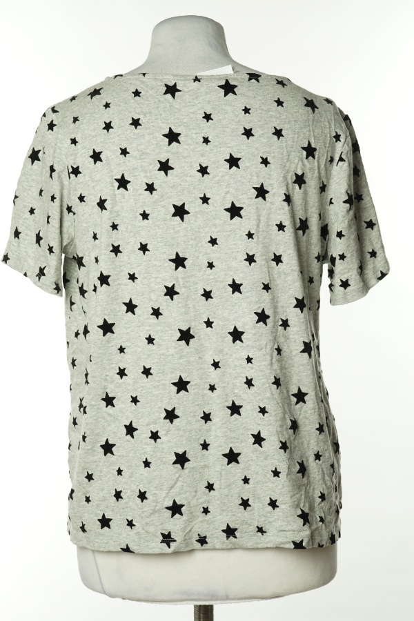 Koszulka szara w czarne gwiazdki - ESMARA zdjęcie 2