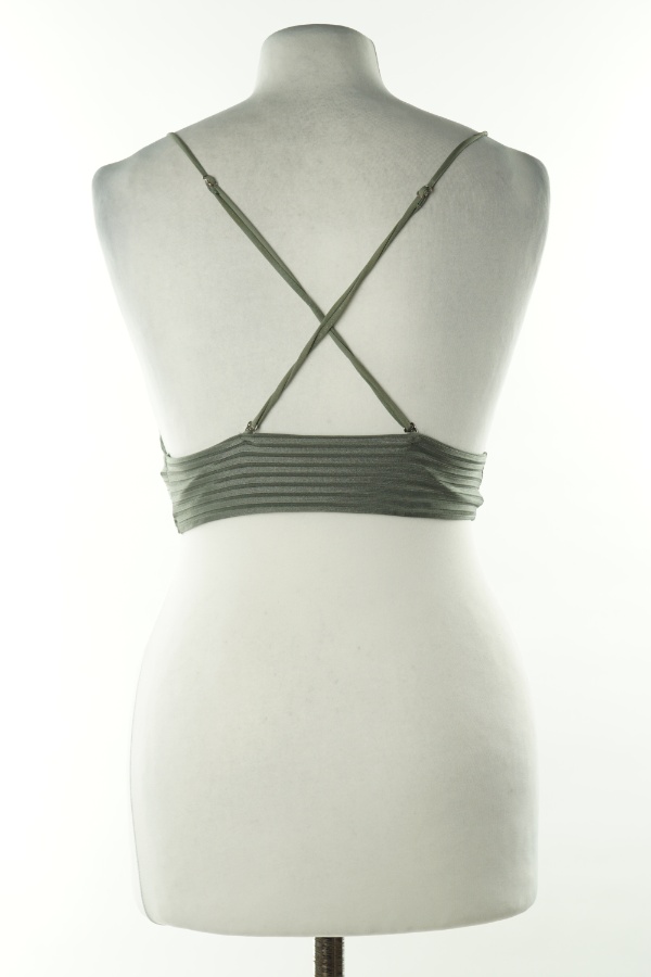 Góra od bikini oliwkowa, H&M - H&M zdjęcie 2