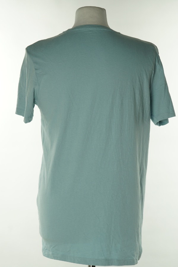 Koszulka jasnoniebieska z białym nadrukiem - JACK&JONES zdjęcie 2