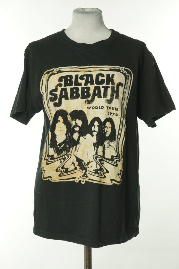 Koszulka czarna z nadrukiem Black Sabbath - BRAK METKI Z NAZWĄ PRODUCENTA zdjęcie 1