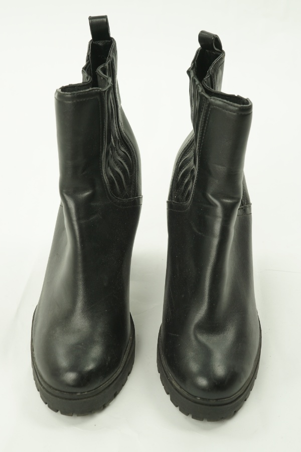 Botki czarne na wysokim obcasie - NEW LOOK zdjęcie 2