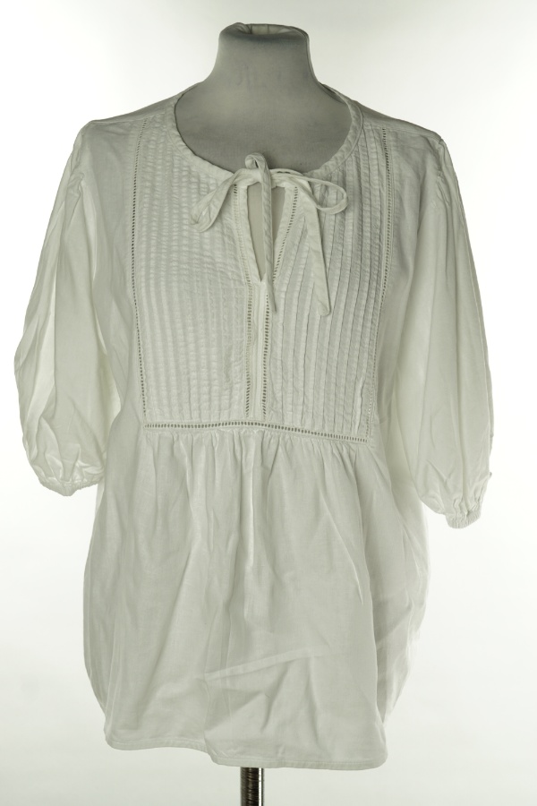 Bluzka biała boho - M&S zdjęcie 1