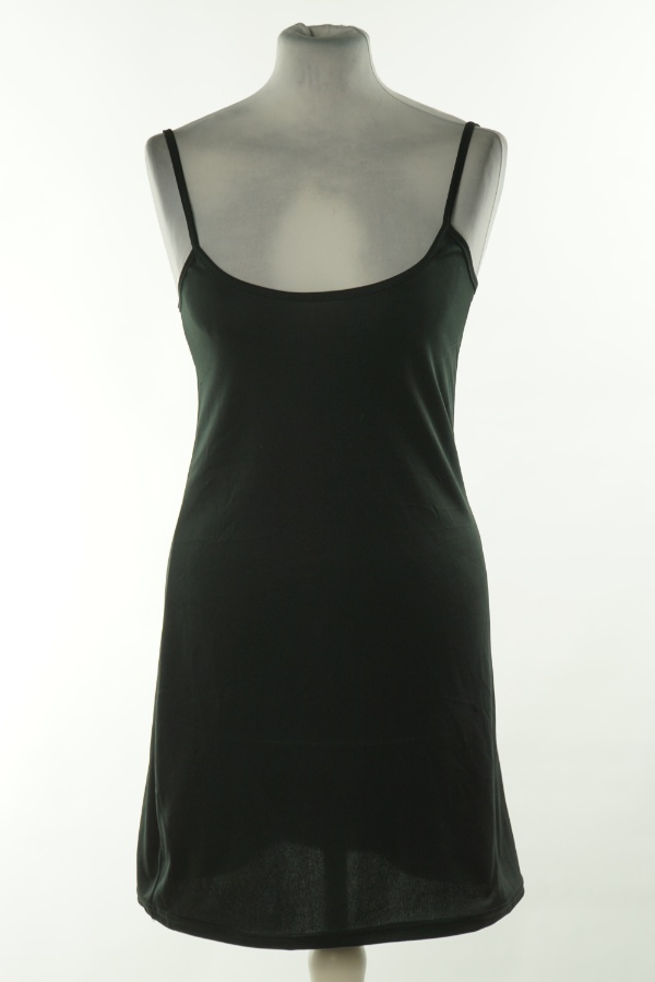 Sukienka czarna cienka na ramiączkach - BRAK METKI Z NAZWĄ PRODUCENTA zdjęcie 1