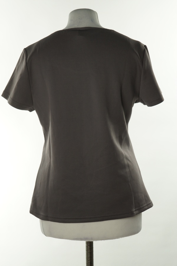 Koszulka fioletowa ciemna - BRAK METKI Z NAZWĄ PRODUCENTA zdjęcie 2