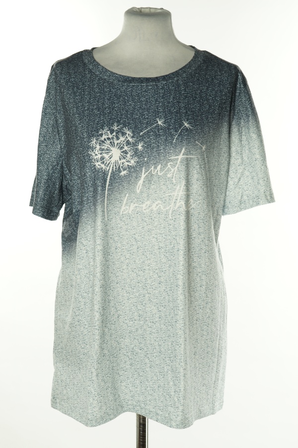 Koszulka szara cieniowana - BRAK METKI Z NAZWĄ PRODUCENTA zdjęcie 1