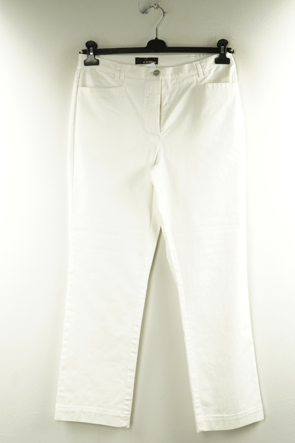 Spodnie białe materiałowe - COSMA zdjęcie 1