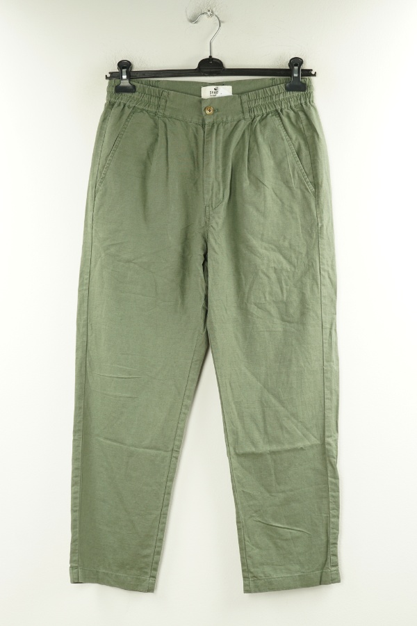 Spodnie oliwkowe materiałowe - SKAGEN zdjęcie 1