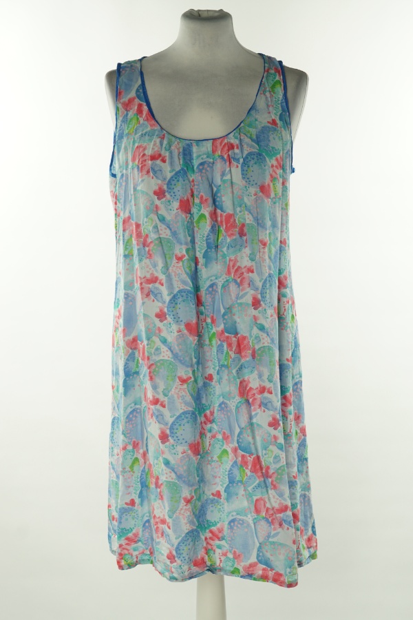 Sukienka niebieska wzorzysta - CYBERJAMMIES zdjęcie 1