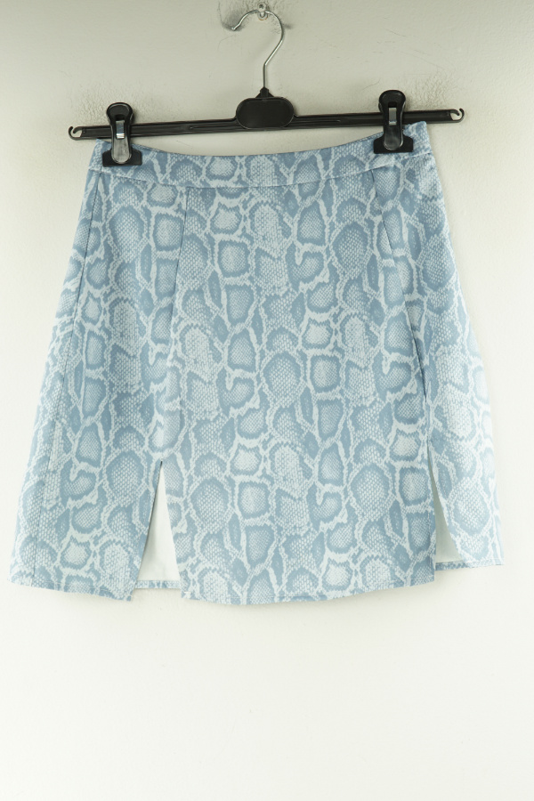 Spódnica niebieska w cętki - MISSGUIDED zdjęcie 1