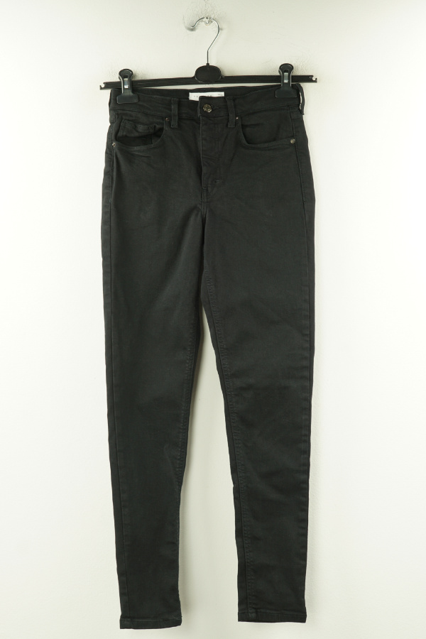 Spodnie czarne jeansowe - TOPSHOP zdjęcie 1