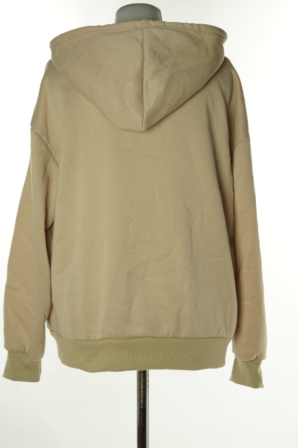 Bluza beżowa z kapturem - SHEIN zdjęcie 2