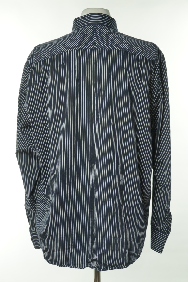 Koszula granatowa w białe paski - DUNNES zdjęcie 2