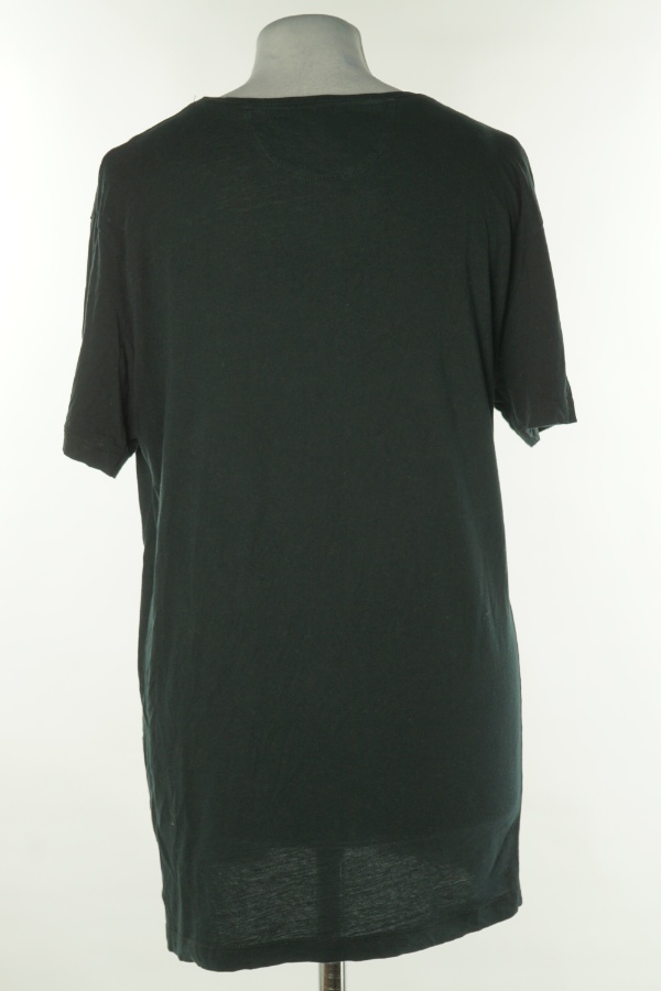 Koszulka czarna gładka, ZARA - ZARA zdjęcie 2