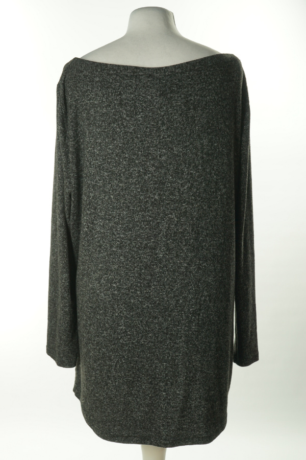 Sweter czarny melanż - CAPSULE zdjęcie 2
