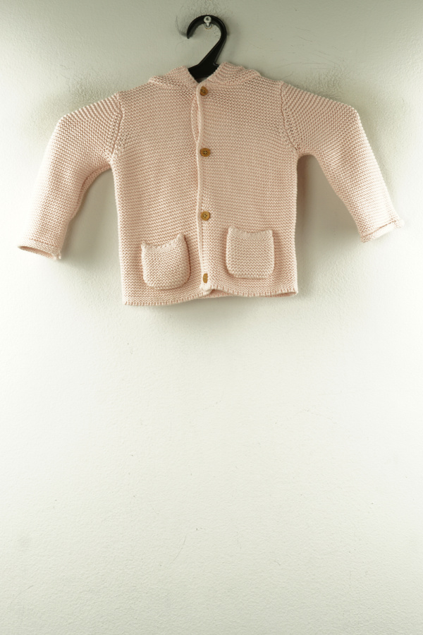 Sweter różowy zapinany na guziki - NEXT zdjęcie 1