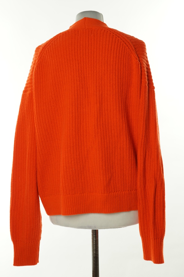 Kardigan pomarańczowy sweterkowy - H&M zdjęcie 2