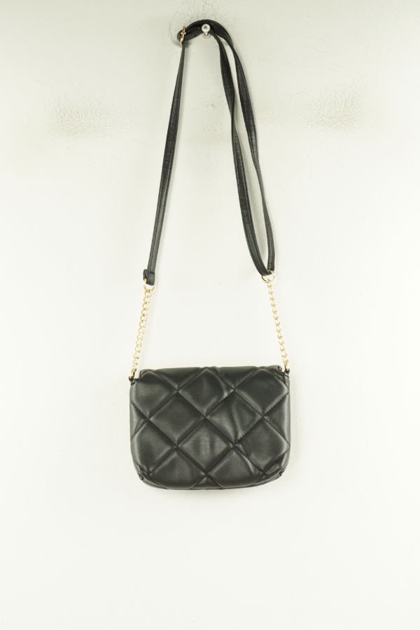 Torebka pikowana czarna - SINSAY zdjęcie 2