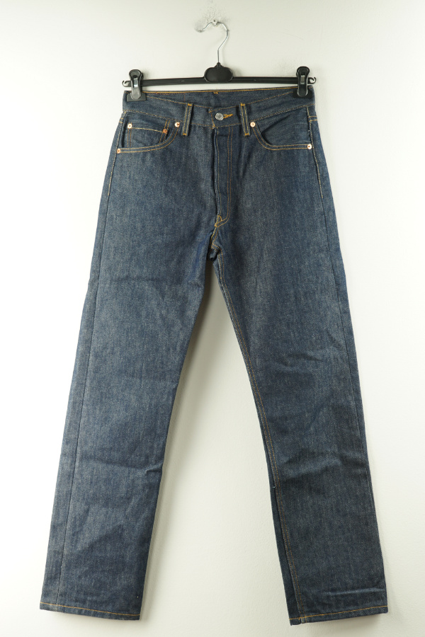 Spodnie granatowe jeansowe Levi's 501 - LEVI'S zdjęcie 1