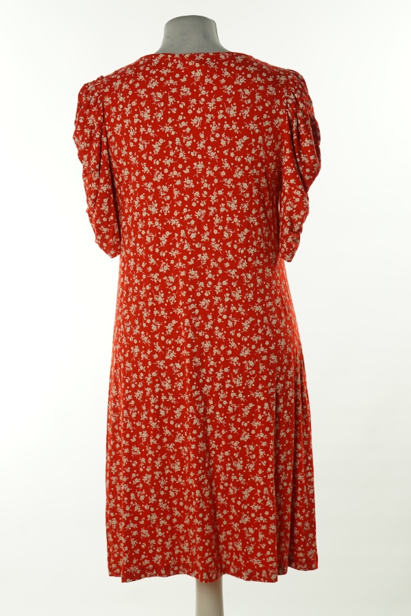 Sukienka czerwona w białe kwiatki - NEXT zdjęcie 2