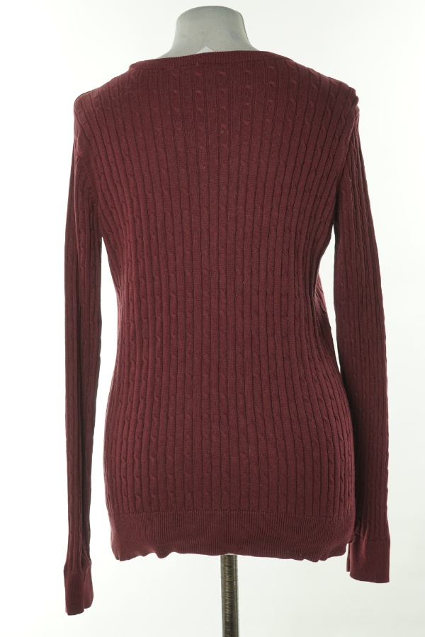 Sweter bordowy - CLUB XPRS zdjęcie 2