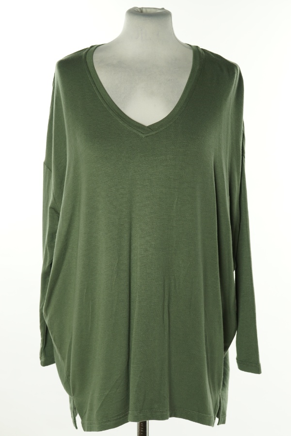 Bluzka zielona gładka - HUSH zdjęcie 1