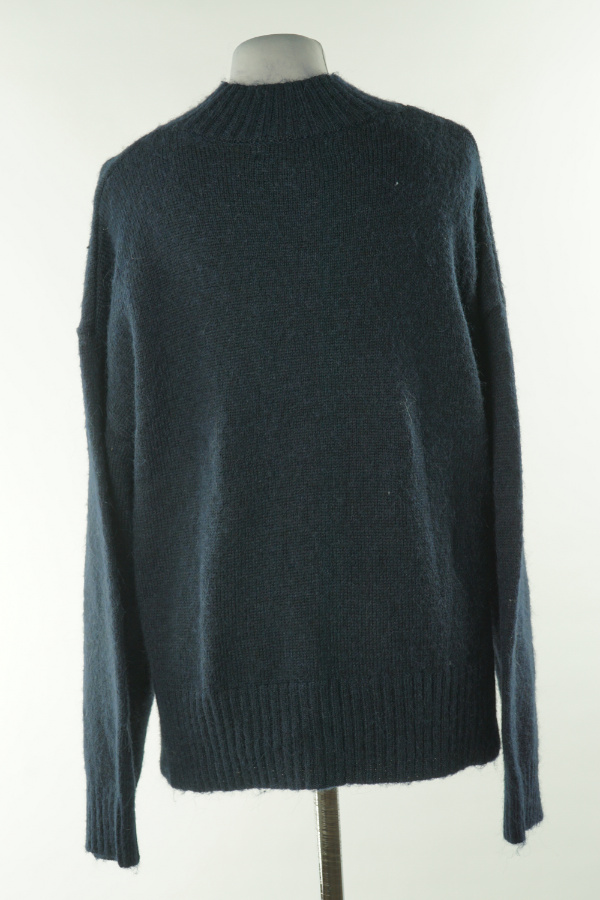 Sweter granatowy z domieszką wełny (10%) - PRIMARK zdjęcie 2