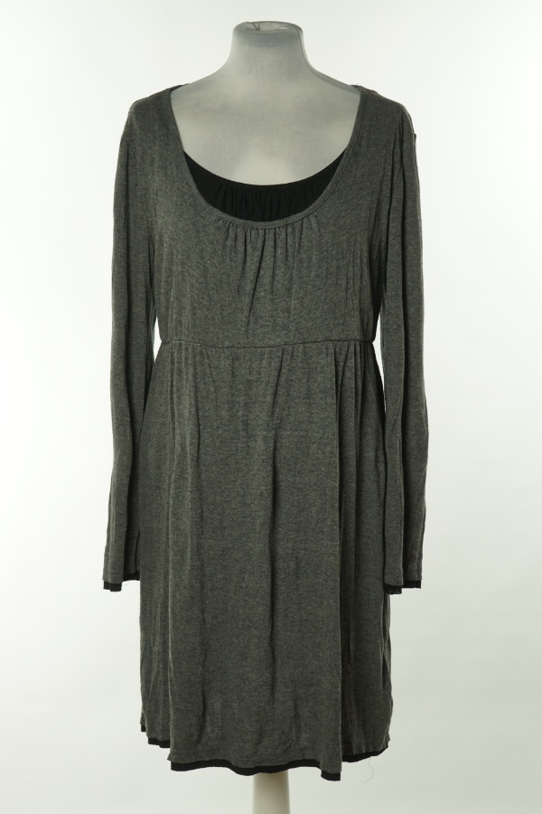 Sukienka szara sweterkowa - APRICOT zdjęcie 1