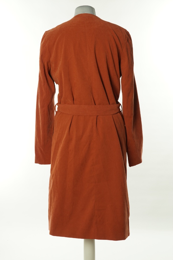 Płaszcz ceglasty z paskiem - ONLY zdjęcie 2