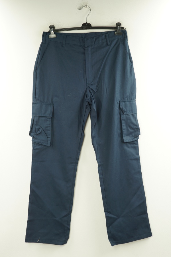 Spodnie robocze granatowe z kieszeniami - ALEXANDRA zdjęcie 1