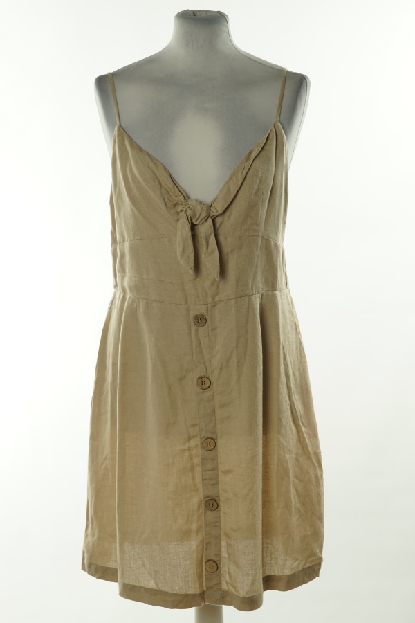 Sukienka beżowa na cienkich ramiączkach - PRIMARK zdjęcie 1