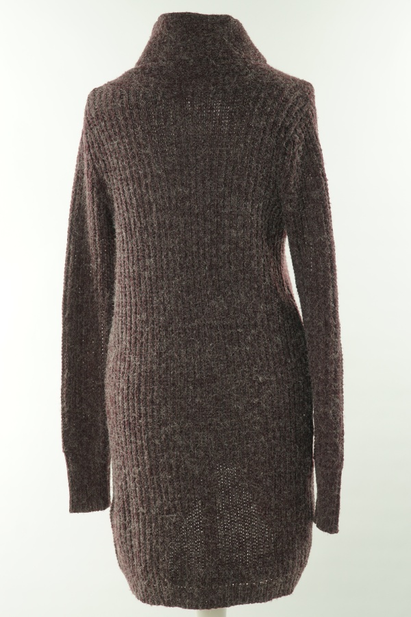 Kardigan śliwkowy sweterkowy - VERO MODA zdjęcie 2