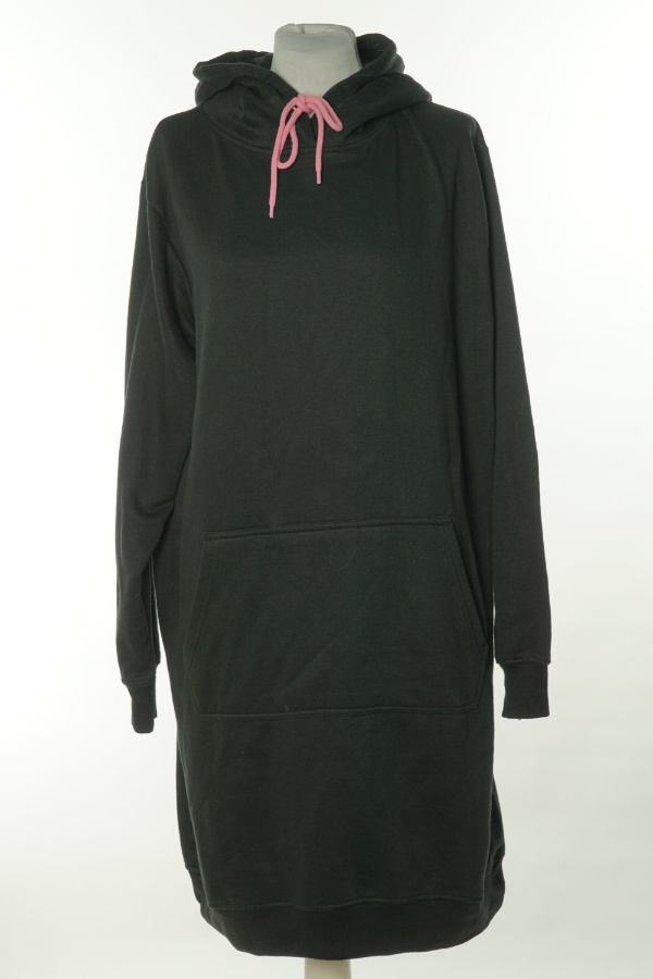 Sukienko-bluza czarna z kapturem - TESSENTIALS zdjęcie 1