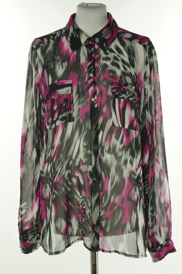 Koszula szaro-fioletowa - M&S zdjęcie 1