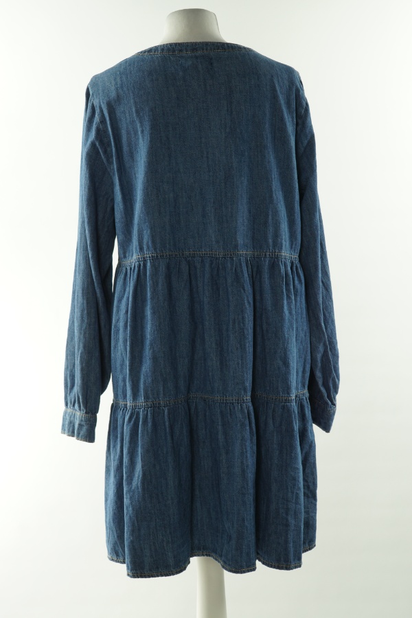Sukienka niebieska jeansowa F&F - F&F zdjęcie 2