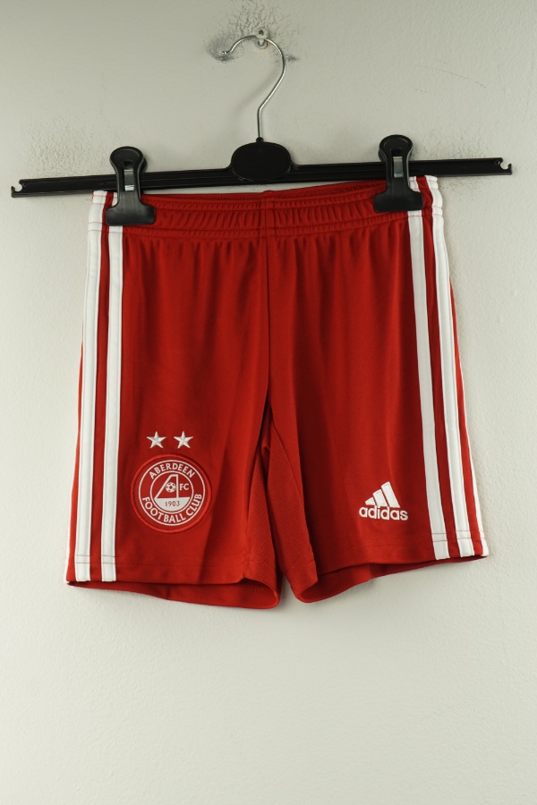 Krótkie spodenki czerwone Adidas - ADIDAS zdjęcie 1