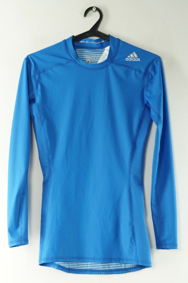 Bluzka sportowa niebieska Adidas - ADIDAS zdjęcie 1