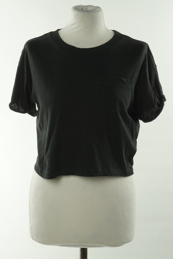 Top czarny z kieszonką - H&M zdjęcie 1