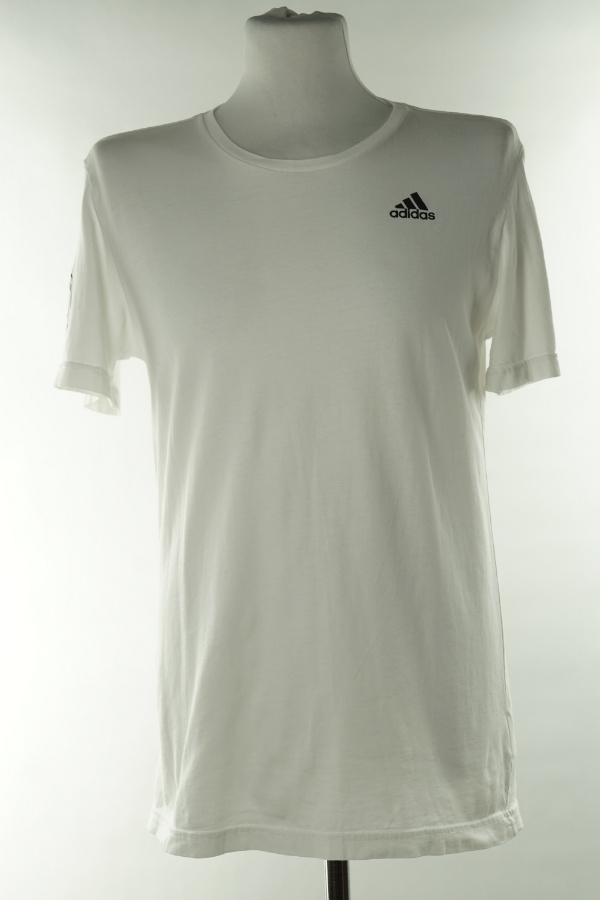 Koszulka biała z nadrukiem  - ADIDAS zdjęcie 1