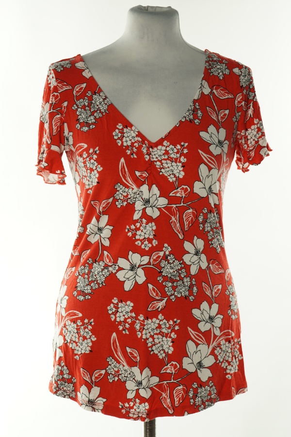 Bluzka czerwona w białe kwiatki - ORSAY zdjęcie 1