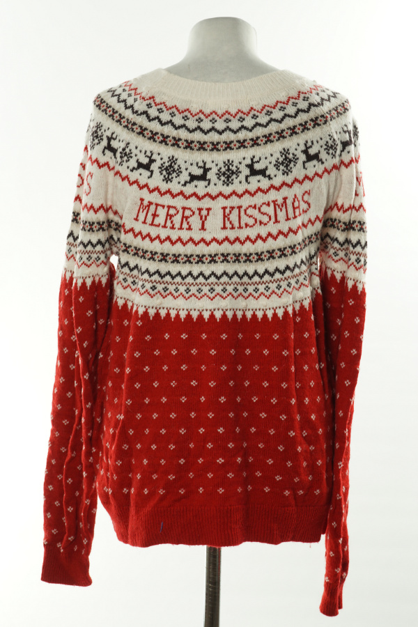 Sweter świąteczny Merry Kissmas - H&M zdjęcie 2