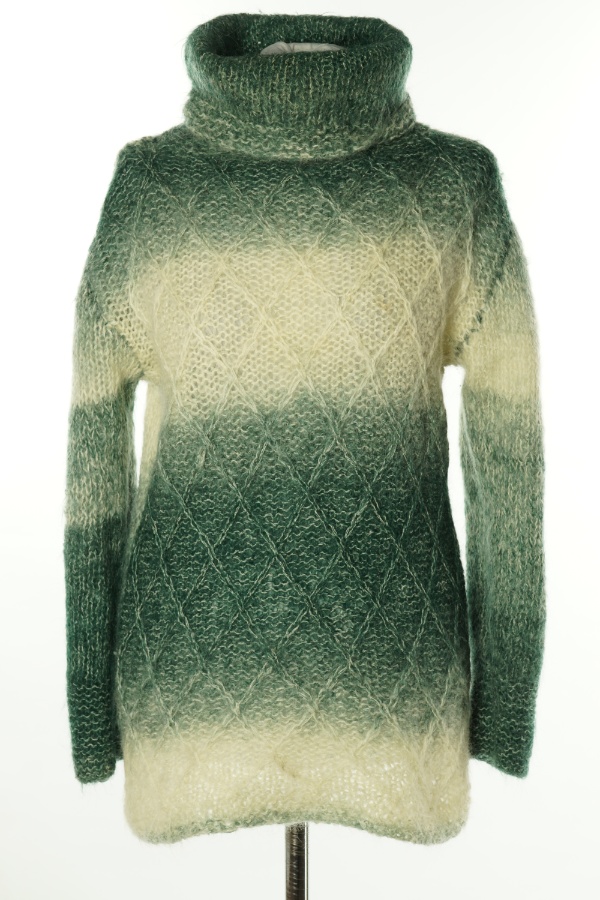 Golf zielono-szary - BRAK METKI Z NAZWĄ PRODUCENTA  zdjęcie 1