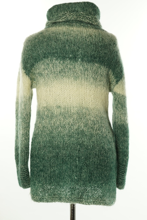 Golf zielono-szary - BRAK METKI Z NAZWĄ PRODUCENTA  zdjęcie 2