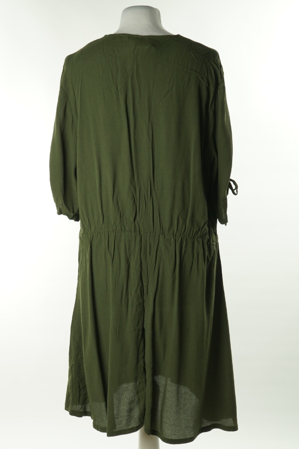 Sukienka zielona na guziki, H&M - H&M zdjęcie 2