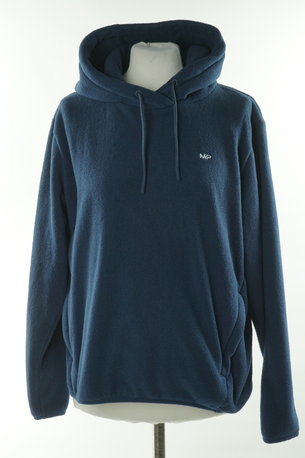 Bluza polar granatowa z kapturem - MP zdjęcie 1