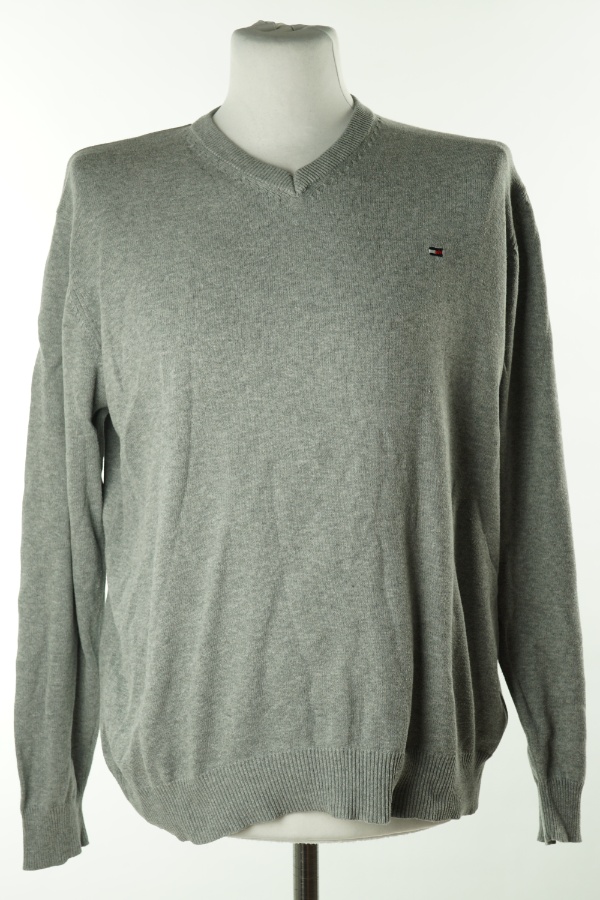 Sweter szary Tommy Hilfiger - TOMMY HILFIGER zdjęcie 1